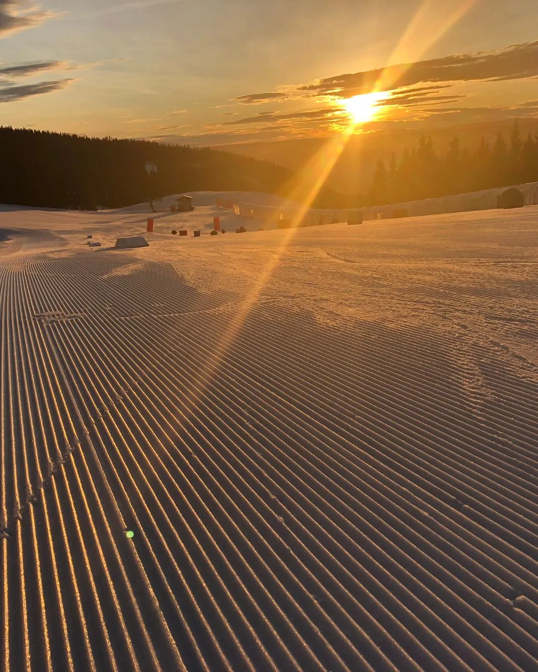Hafjell solnedgang