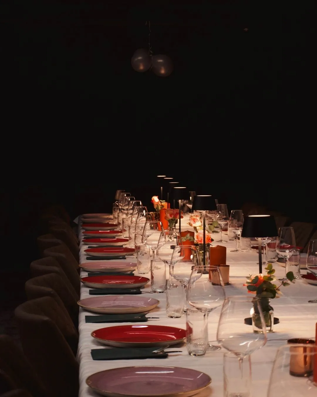 Pyntet bord for selskap