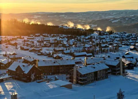 Dronebilde Mosetertoppen