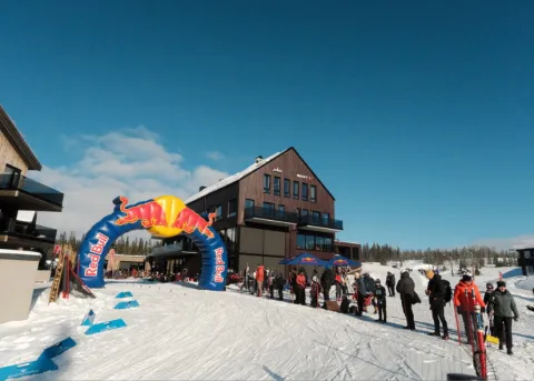 Hafjell Skimarathon oppløp til målstreken